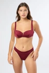 Onia Danica Bikini Top In Pomegranate