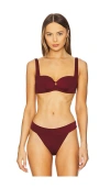 Onia Danica Bikini Top In Pink