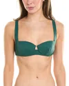 Onia Malin Triangle Bikini Top In Sea Spray