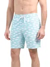 Onia Deep Sea Charles Swim Trunks In Agua Multi In Multi