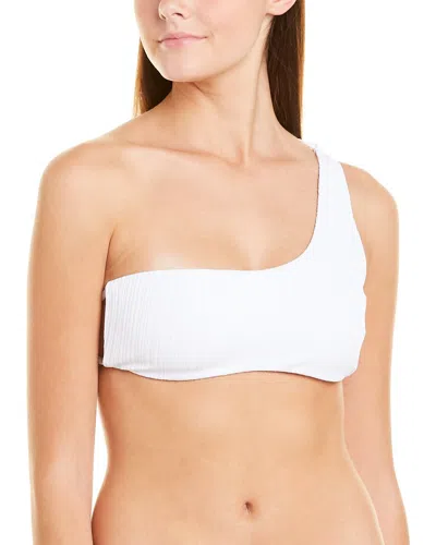 Onia Demi Bikini Top In White