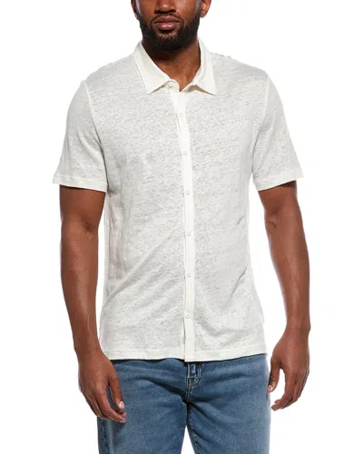 Onia Dylan Linen Shirt In White