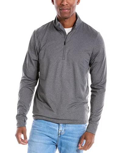 Onia Everyday Half Zip Sweatshirt In Grey