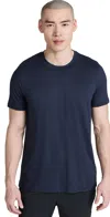 Onia Chad Linen Tee In Deep Indigo