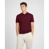 Onia Extra Fine Merino Wool Polo In Burgundy