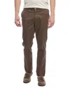 Onia Flat Front Stretch Chino In Brown