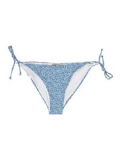 Pre-owned Onia Floral Print Bottoms In Blue