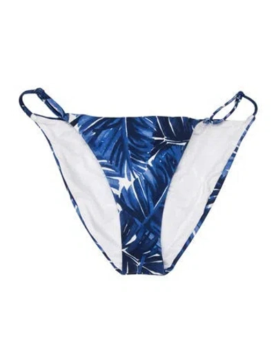 Pre-owned Onia Floral Print Bottoms W/ Tags In Blue