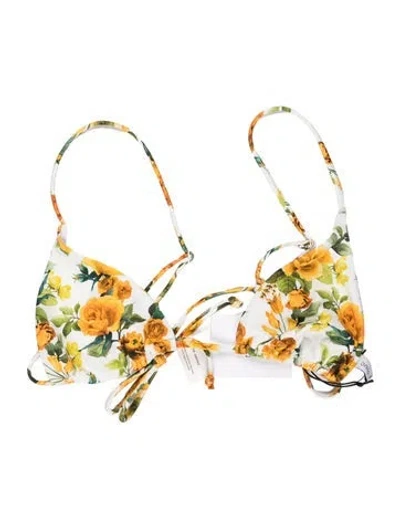 Pre-owned Onia Floral Print Top W/ Tags In Multicolor