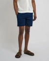 Onia Garment Dye Cotton Drawstring Short In Deep Navy