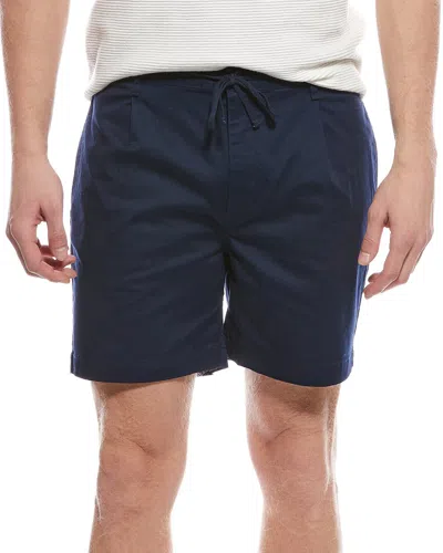 Onia Garment Dye Drawstring Short In Black
