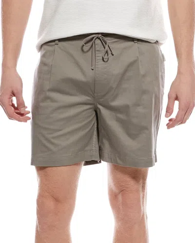 Onia Garment Dye Drawstring Short In Gray