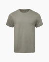 Onia Garment Dye Jersey Crewneck Tee In Sage