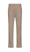 Onia Gauze Pull On Pant In Brown