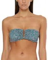 Onia Alexa Triangle Bikini Top In Green