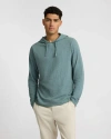 Onia Heavyweight Slub Hoodie In Blue