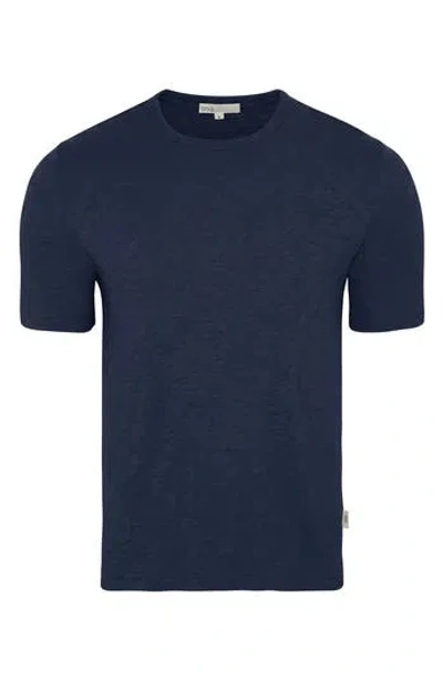 Onia Heavyweight Slub Knit T-shirt In Blue
