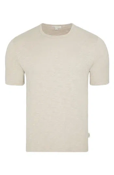 Onia Heavyweight Slub Knit T-shirt In Gray
