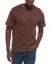 Onia Heavyweight Slub T-shirt In Brown