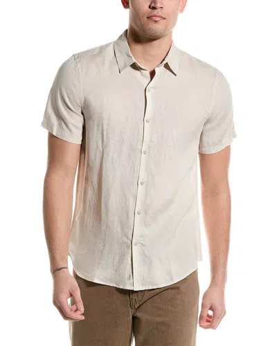 Onia Jack Air Linen-blend Shirt In Neutral