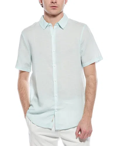 Onia Jack Air Linen Shirt In Blue