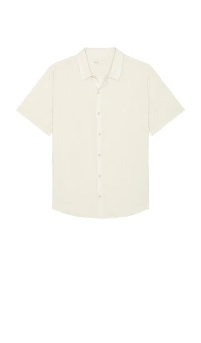 Onia Jack Air Linen Shirt In Neutral