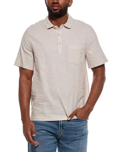 Onia Josh Linen-blend Shirt In Neutral