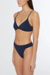 Onia Malin Bikini Top In Deep Navy