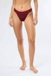 Onia Karina Bikini Bottom In Pomegranate