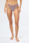 Onia Karina Bikini Bottom In Pomegranate/white
