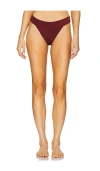 Onia Karina Bikini Bottom In Pomegranate
