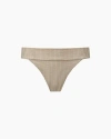 Onia Karina Bikini Bottom In Tan/white