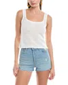 Onia Linen Knit Square Neck Tank