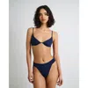 Onia Liana Bikini Top In Blue