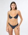 Onia Liana Bikini Top In Deep Navy