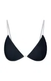 Onia Liana Bikini Top In Navy