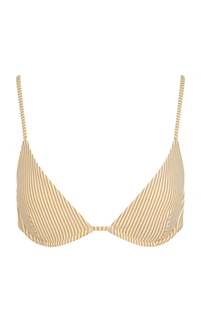 Onia Liana Bikini Top In Neutral