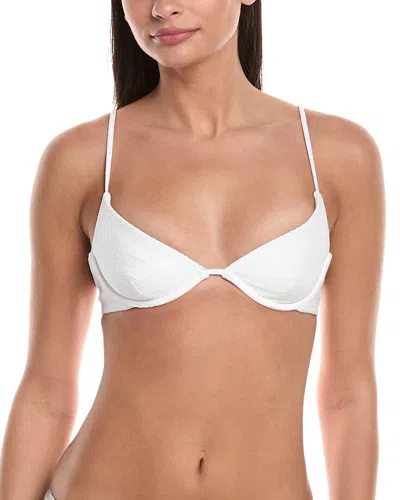 Onia Liana Bikini Top In White