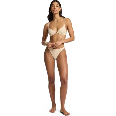 Onia Liana Underwire Bikini Top In Brown