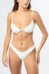 Onia Liana Underwire Bikini Top In White, Women's At Urban Outfitters