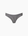 Onia Lily Bikini Bottom In Deep Navy/white