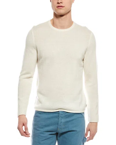 Onia Linen & Cashmere-blend Roll Neck Sweater In Neutral