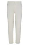 Onia Linen Blend Flat Front Pants In Neutral