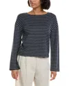 Onia Linen Jersey Boatneck Top