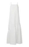 Onia Linen-blend Maxi Dress In White
