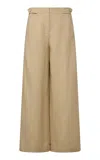 Onia Air Linen Palazzo Pant In Tan