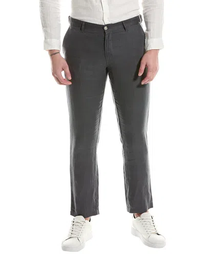 Onia Linen-blend Trouser In Grey
