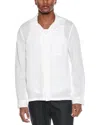 Onia Linen-blend Woven Shirt In White