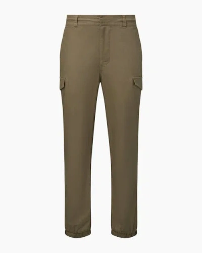 Onia Linen Cargo Jogger In Light Olive