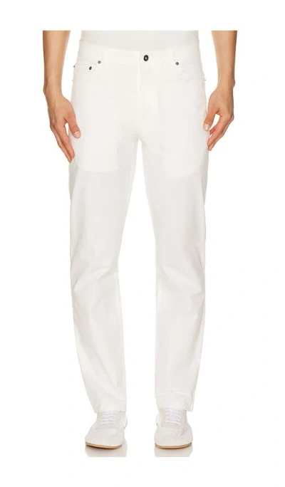 Onia Linen Denim 5 Pocket Pant In White